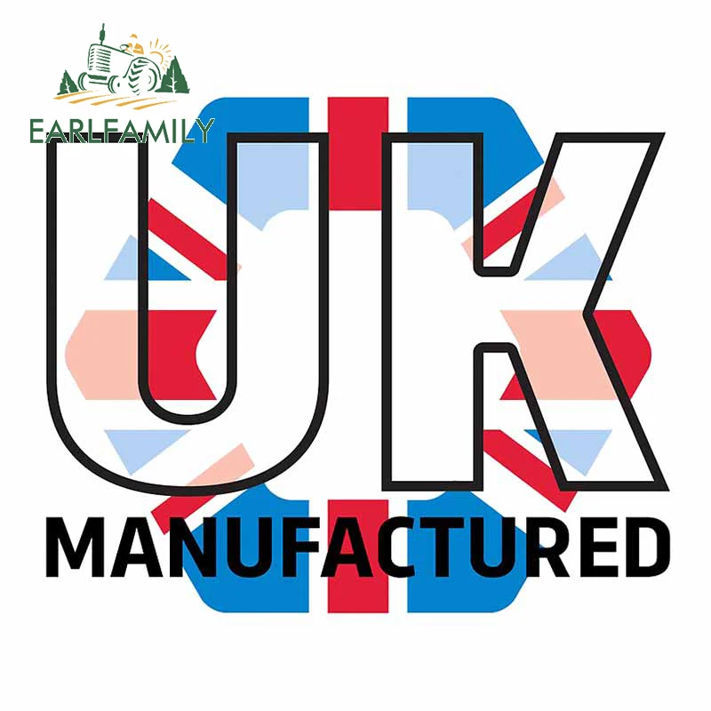 EARLFAMILY 13 см x 10 6 для Великобритании изготовлены наклейка на машину мотоцикл шлем
