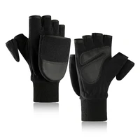 winter outdoorg fishing gloves mens touch screen polar fleece warm beam mouthless clamshell gloves equipments