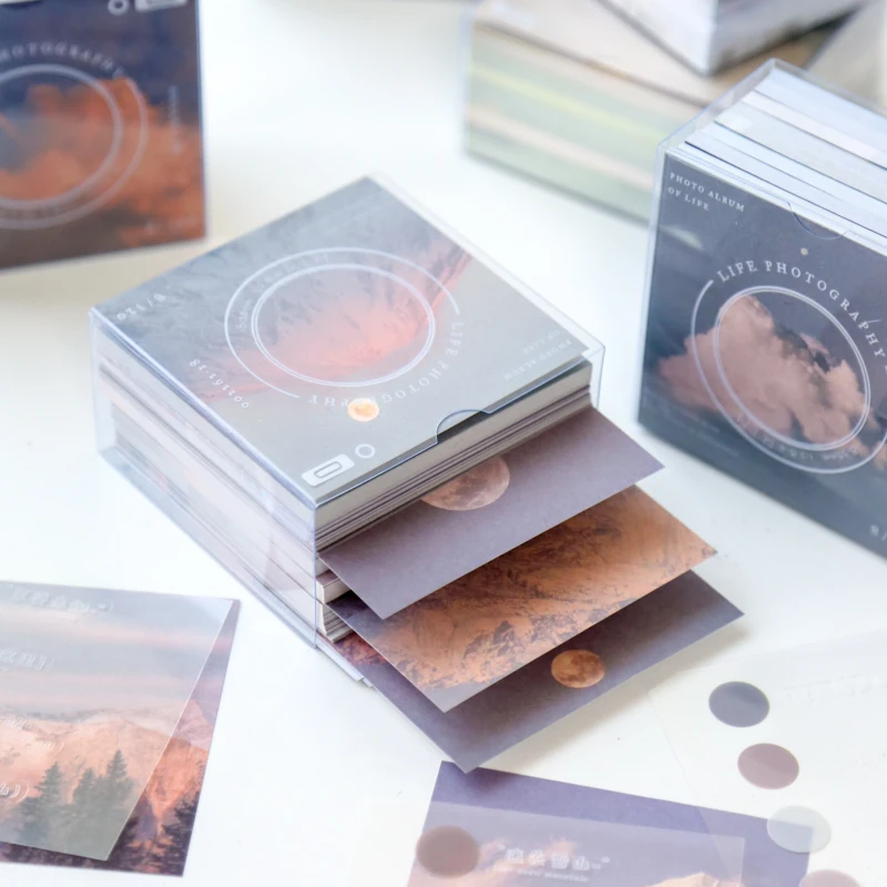 

320 шт. в стиле Instagram материал для коллажа бумага теплые небо облака ночное небо горы и реки лес DIY Украшение блокнот Примечания