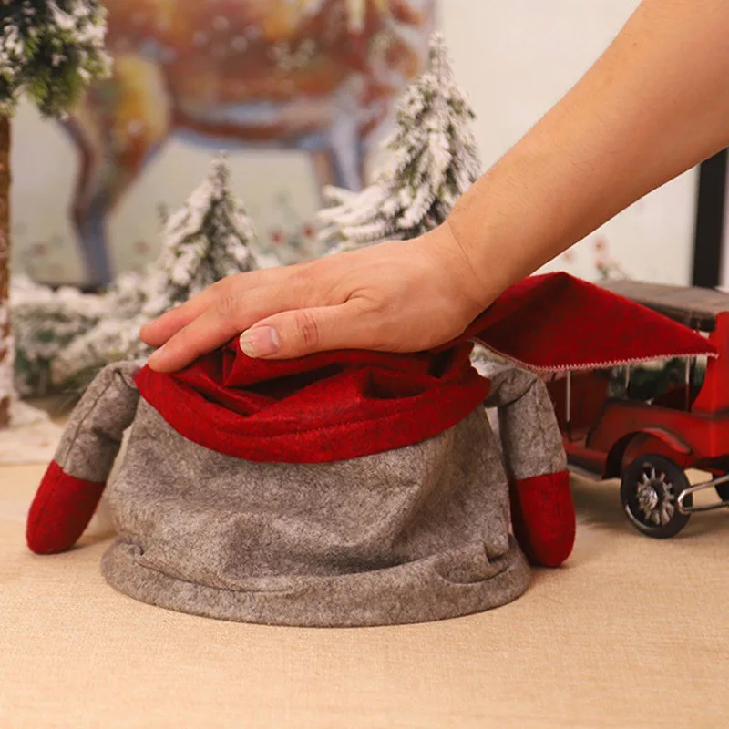 

Holiday Decorations Christmas Faceless Old Man TreeTop Decoration Patron Flannel Plus Artificial Hair Christmas Tree Top Star