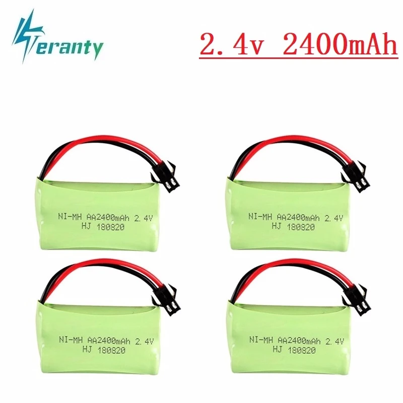 Обновление 2 4 v 2400 мА/ч никель металл гидридного Батарея для игрушечных моделей