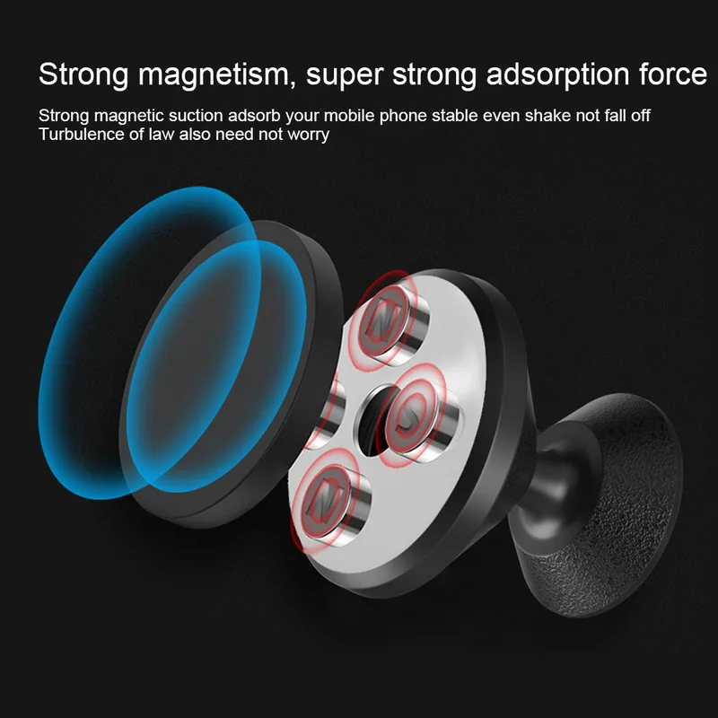 Магнитный гравитационный Автомобильный держатель для телефона приборной панели