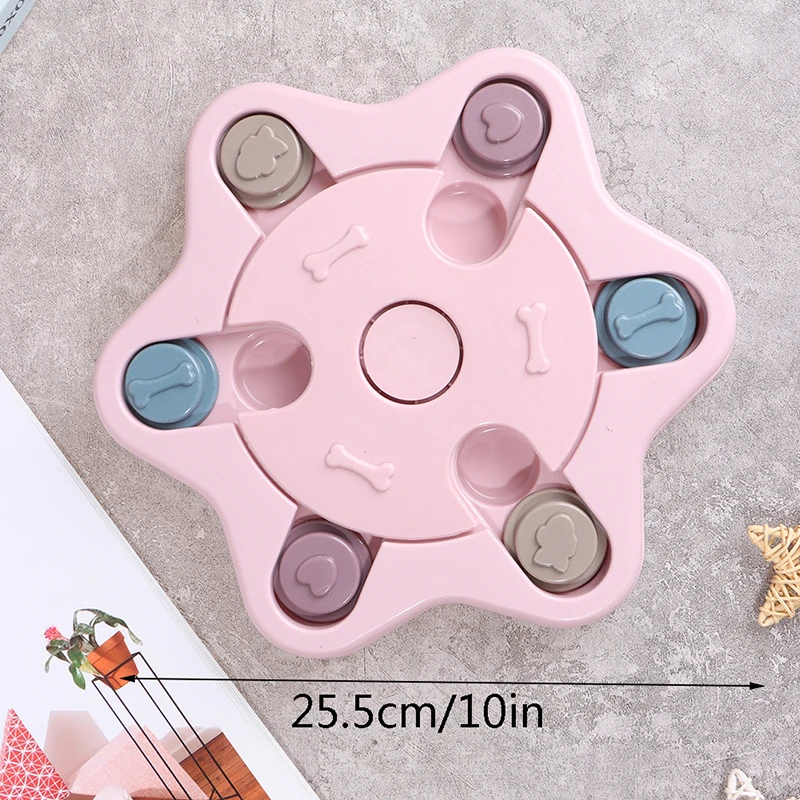 

1PC Dog Training Toys Slow Dispensing Feeding Pet Dog Training Games Feeder 3 Colors