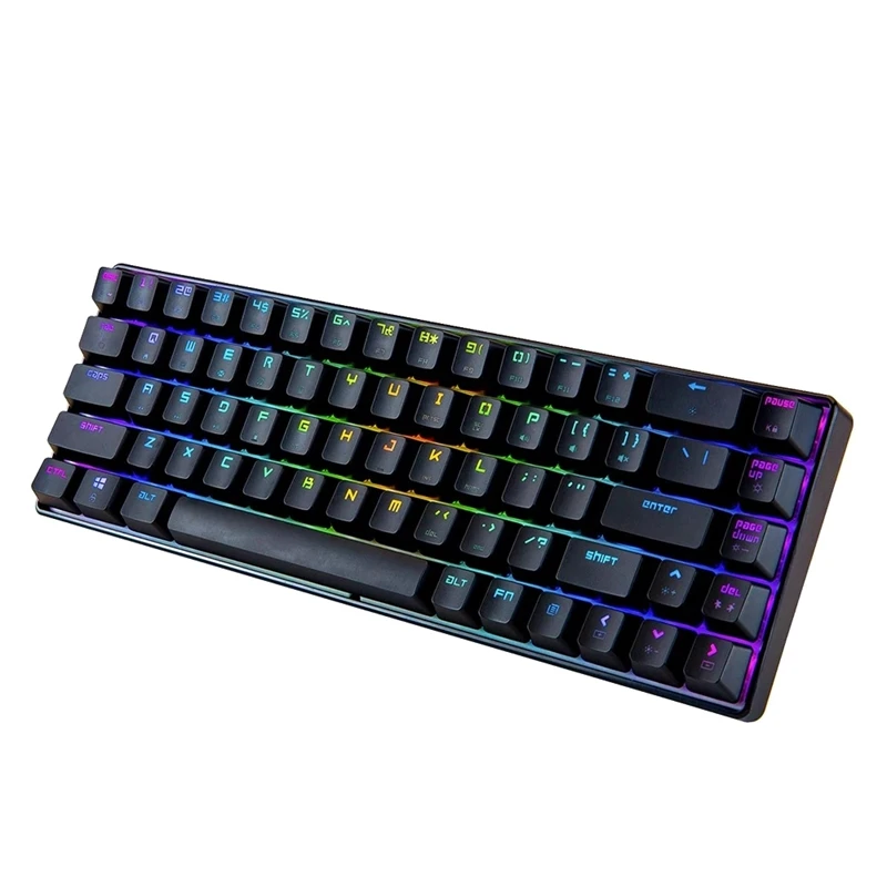 Magic Refiner MK14 RGB клавиатура с подсветкой 68 клавиш металлическая панель N Key игровая