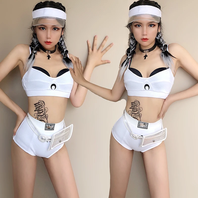 Одежда для ночного клуба бара D J DS Женский танцевальный костюм Gogo европейские и