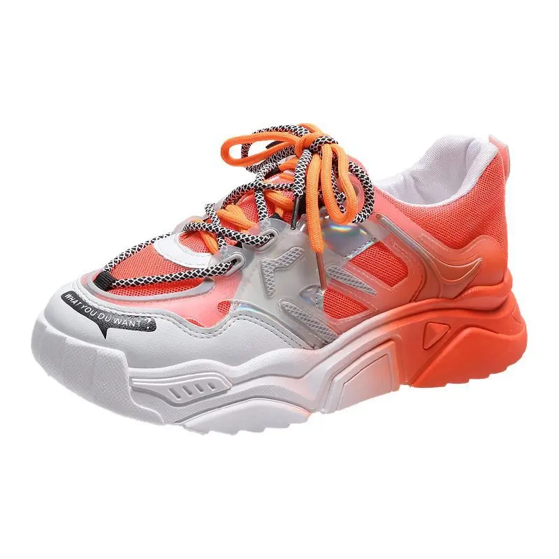 

Dad Shoes for Women Spring New Arrival Mesh Breathable Thick Soles Color Matching Sneakers Women Shoes Summer Zapatos De Mujer