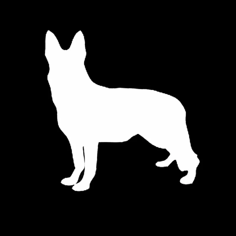 Volkrays креативная наклейка фигура собаки немецкой овчарки виниловые декоративные