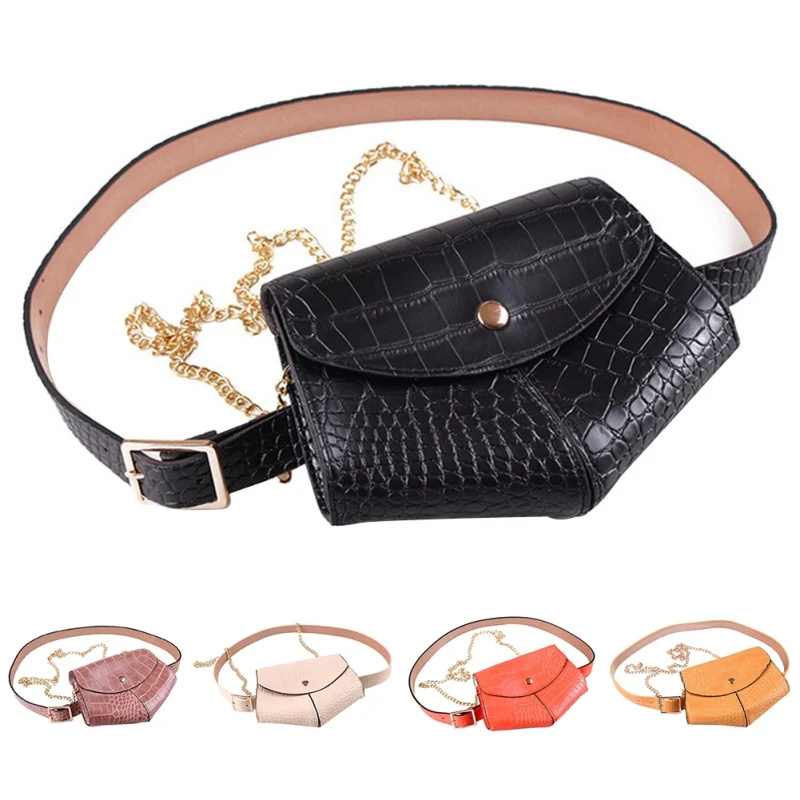 Модная женская сумка на пояс из искусственной кожи для мобильного телефона с