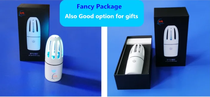 

Mini 253.7nm ozone free UV air purifier for car