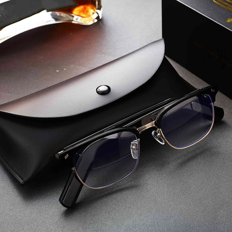 저렴한 HFES 블루투스 5.0 스마트 안경 지능형 안경 TWS 무선 헤드셋 음악 이어폰 안티 블루 편광 렌즈 선글라스