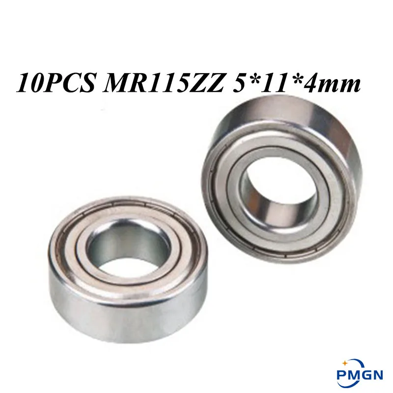 

10 шт. ABEC-5 MR115ZZ MR115Z MR115 ZZ L-1150ZZ 5*11*4 мм 5x11x4 мм металлическое уплотнение миниатюрное высокое качество глубокий шаровой подшипник