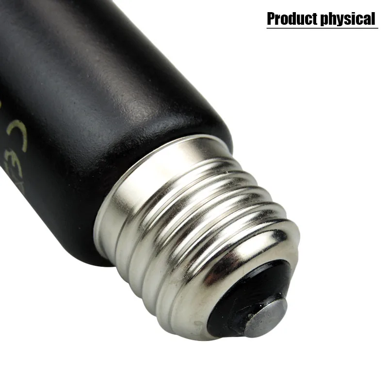 Лампа для обогрева домашних животных инфракрасный черный Керамика излучатель