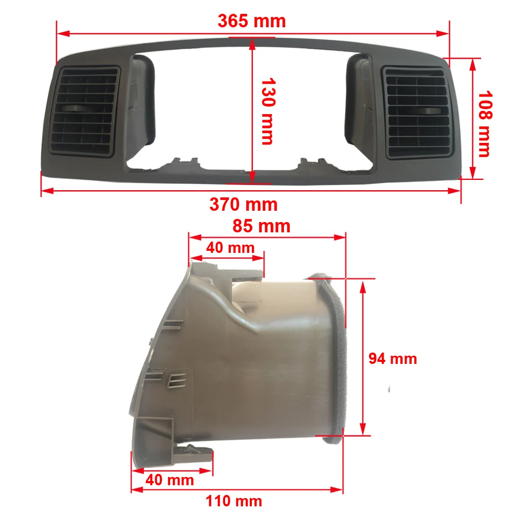 2 din автомобильный радиоприемник аудио радио GPS панель рамка замена для Toyota Corolla E120