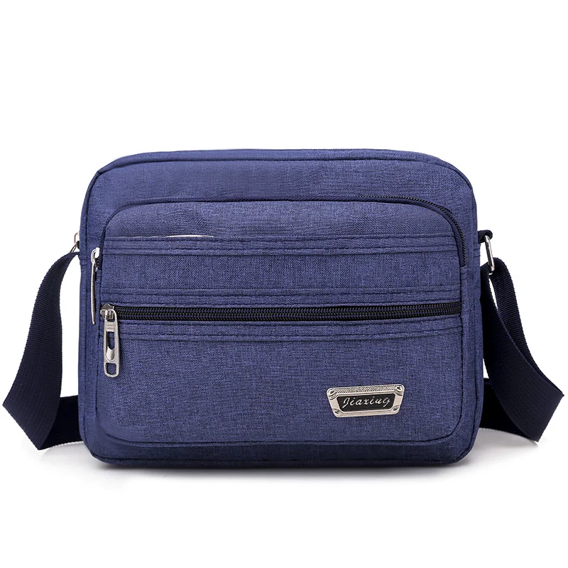 Мужская сумка Повседневная Оксфорд на плечо Большая вместительная с несколькими