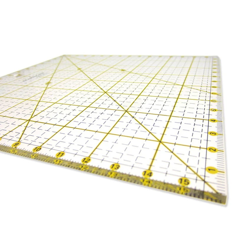 16*16 см выстегивающаяся линейка сетки линии разделочный коврик Ремесло карта