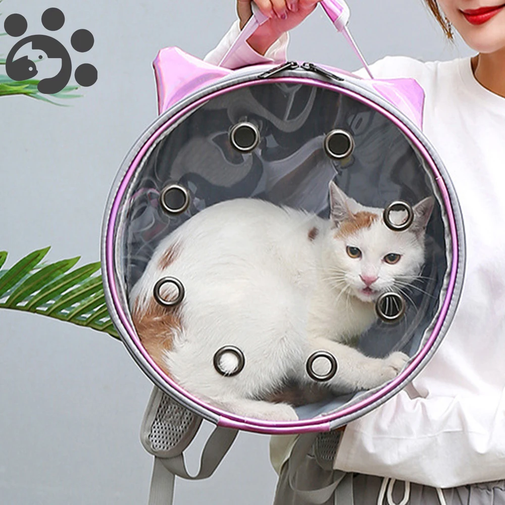 

Pet Cat Carrier Carrying Backpack for Cats Capsule Windows Bag Cat Backpack Carrying Cats Carrier Travel Bag Pet Products