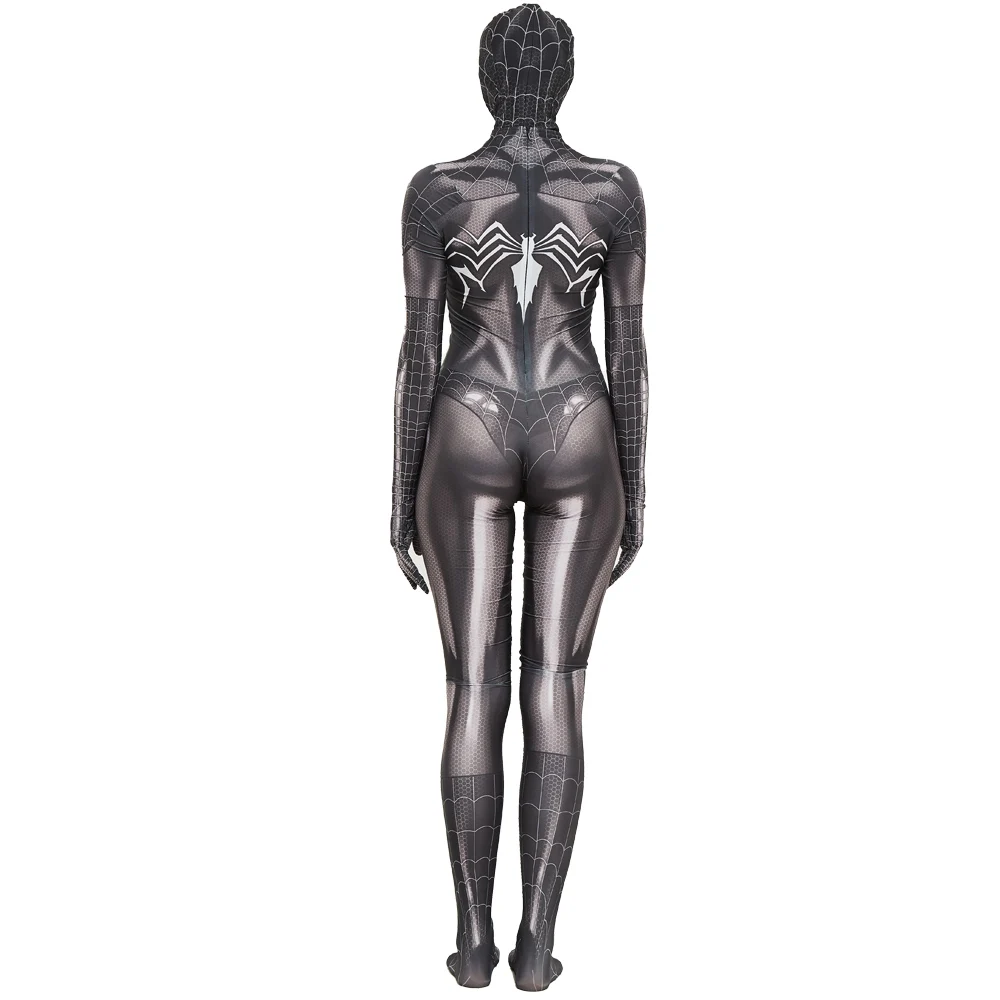 Zentai аниме косплей супергерой паук костюм 3D печати Женщины Gwen Stacy комбинезон