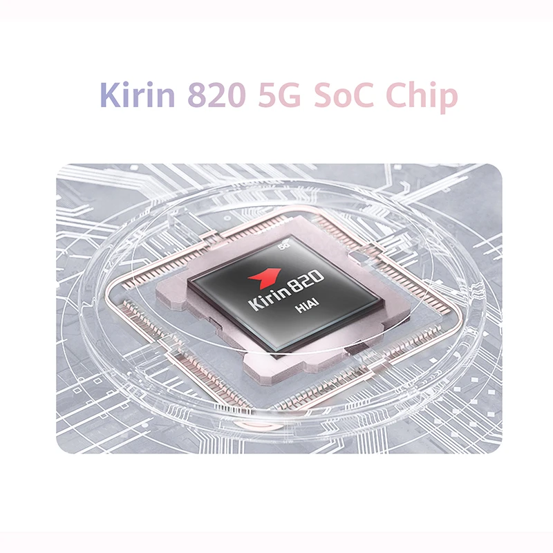 Глобальная версия Huawei Nova 7 SE 5G смартфон 8G 128G Kirin 820 64MP Quad Rear Cams 6 5 '&#x274000mAh мобильные