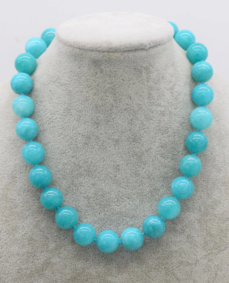 

Вау! Зеленые нефритовые круглые бусины 14 мм ожерелье 17 дюймов Натуральные бусины оптом