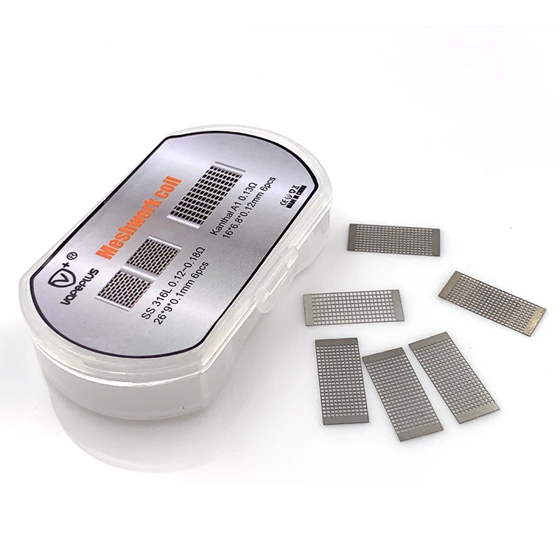 12pcs/box Meshwork Coil SS3316 A1 Mesh Coils 0.13ohm 0.18ohm Wire For Profile RDA Kylin M RTA DIY Cotton Tools | Дом и сад