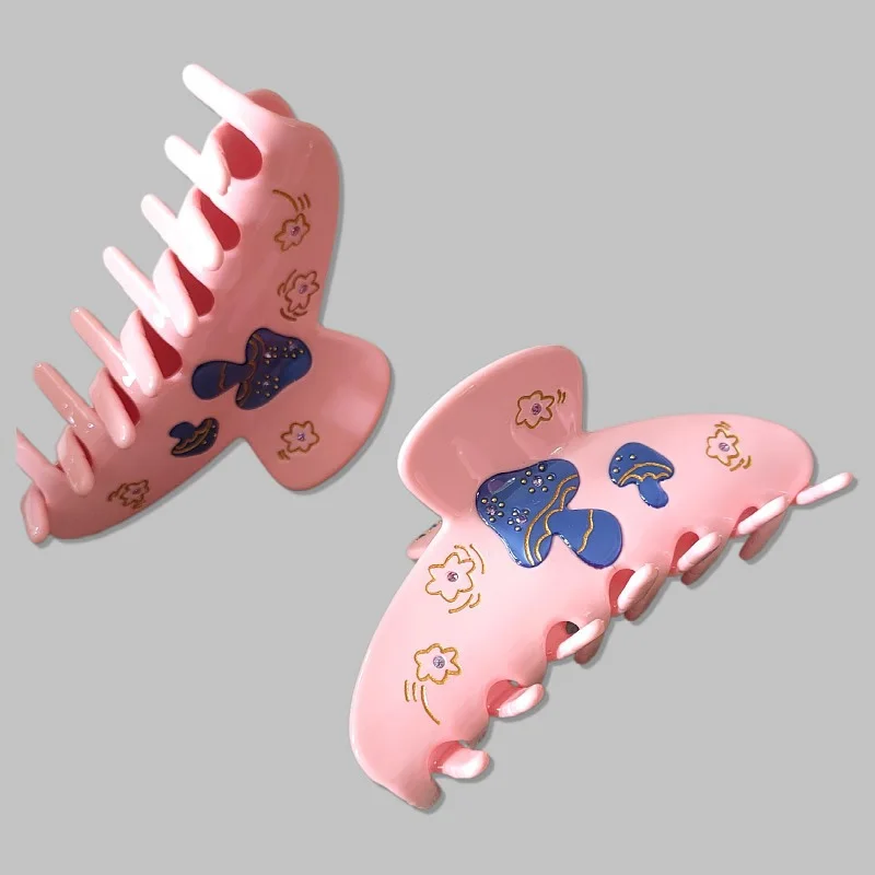 

Cute Hair Clips Women Girls Claw Clip Hair Claws Hair Clamps Claw Clips Mushroom Hairpins Barrette Crab Hair Accessories Gifts
