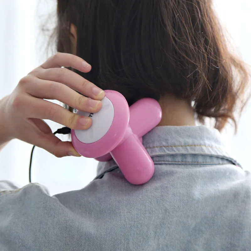 

Mini Neck Massager Multi Function Plastic Triangle Shape Electric USB Beauty Anti Cellulite Massage Relaxation Instrument