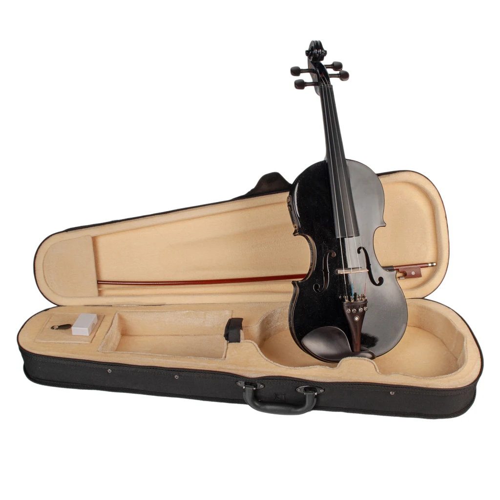 

1 Set 4/4 Size Violin Fiddle with Case Bow Rosin for Students Music Lovers