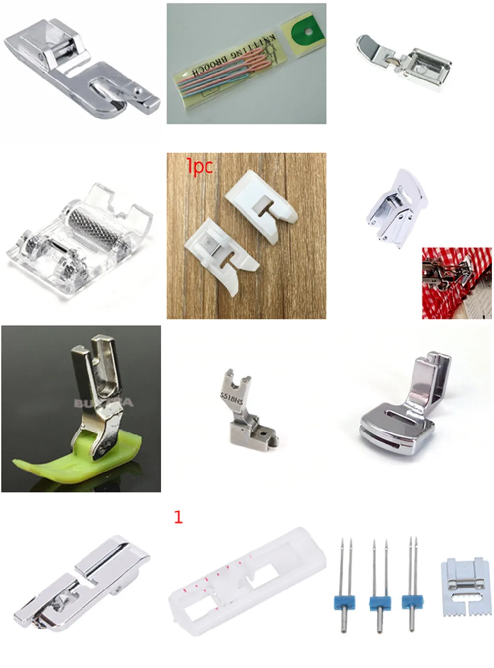 Набор прижимных лапок для домашних швейных машин Запасные детали Brother Singer Janome |