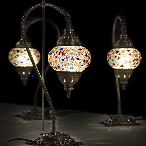 Турецкая лампа Тиффани 2021 мозаичное витражное стекло бохо Марокканский Фонарь