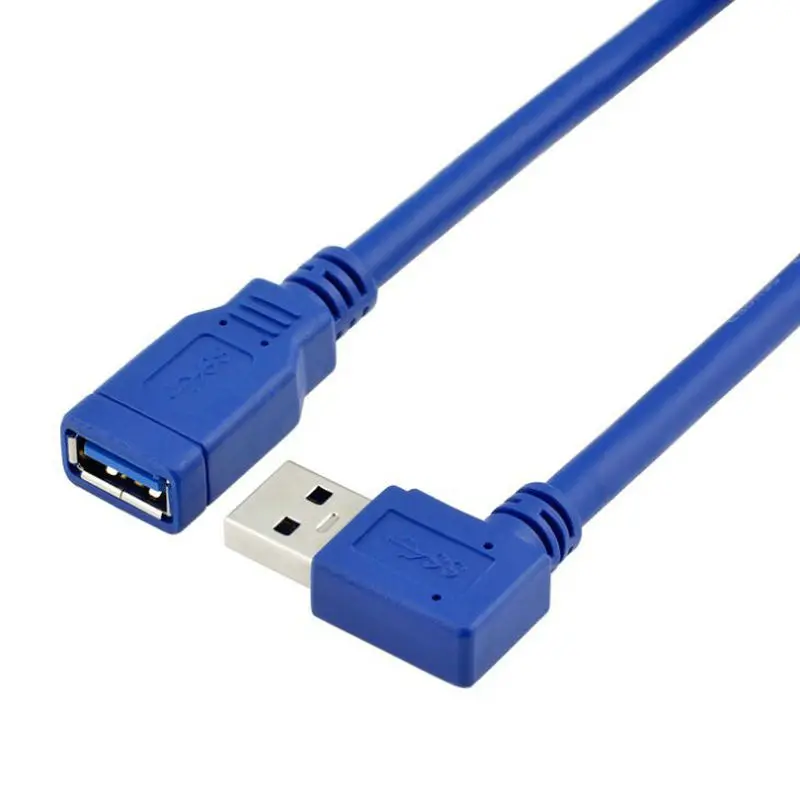 Суперскоростной Удлинительный кабель с прямым углом USB 3 0 штекер-гнездо |