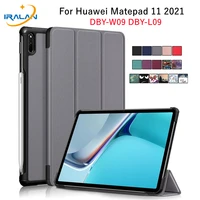 smart cover for huawei matepad 11 case 10 95 inch tri fold leather stand tablet funda for huawei matepad 11 2021 case coquepen