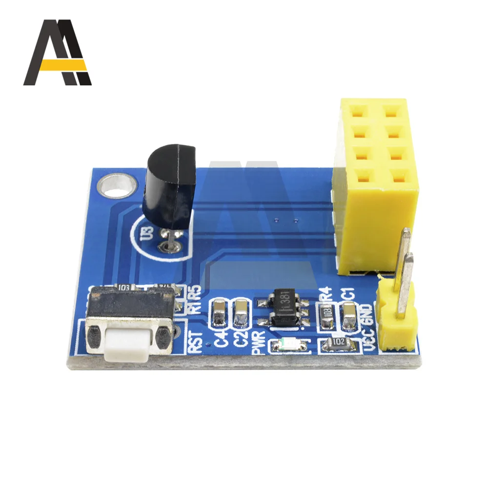 ESP8266 ESP-01 DS18B20 модуль датчика температуры и влажности esp8266 плата адаптера Wi-Fi для