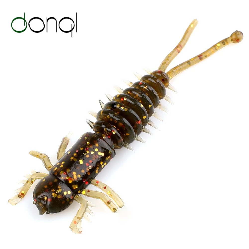 DONQL 20 шт. Мягкая силиконовая приманка для джиггинга личинка рыболовная 45 мм 0 6 г
