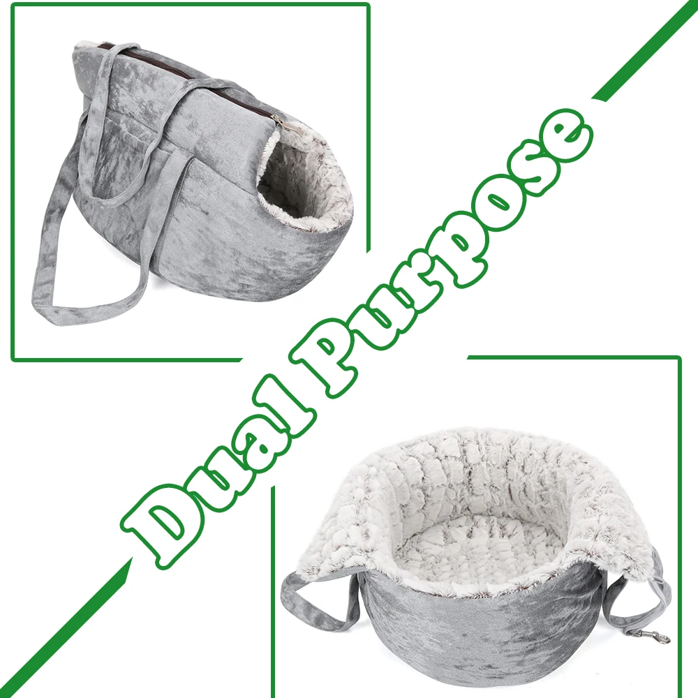 Вельветовая Сумка-переноска для кошек рюкзак сумка дорожная плюшевая в форме