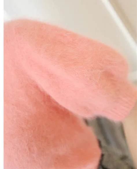 Новинка Женский кашемировый свитер из чистой норки 100% натуральный норковый