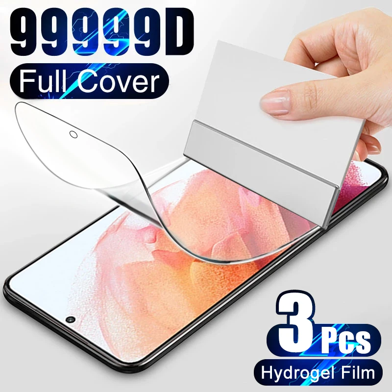 

99999D Hydrogel Film For Samsung Galaxy M51 M31S M31 M30 M21 M20 M10 S22 Ultra S21 FE S20 Plus A72 A71 A70 A53 A52 A51 A50 A12