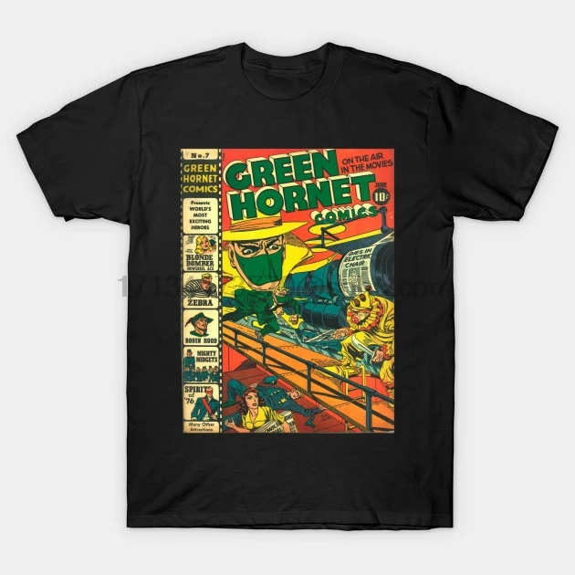 

T Shirt Women Short sleeve Green Men t shirt t-shirt tee tops Hornet 7 Comics