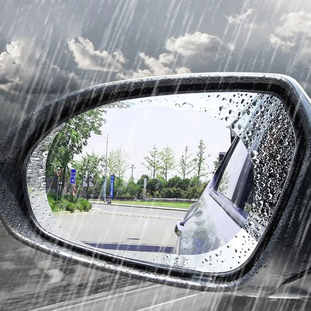 

80% Dropshipping!!Rearview Mirror Protective Film Fog-proof Clear PET Rainproof Car Accessories for SUV