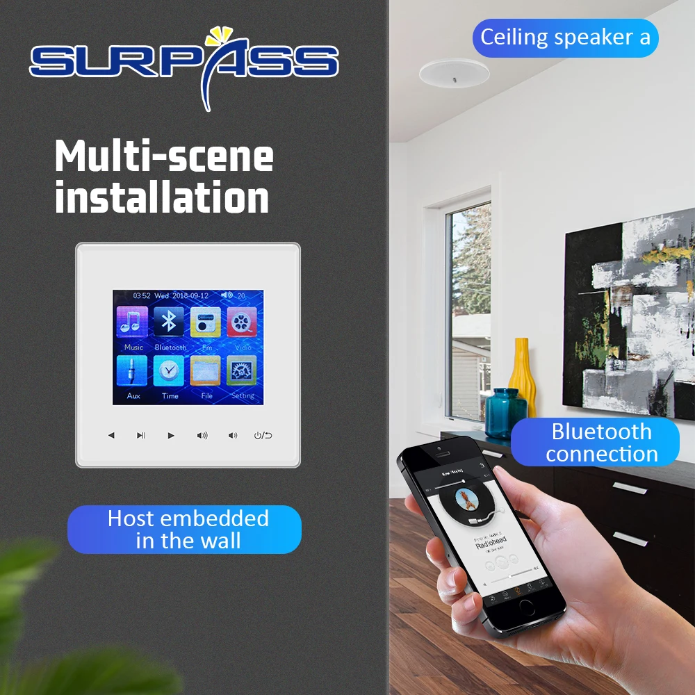 Мини-усилитель с Bluetooth usb fm Hi-Fi для домашнего кинотеатра | Электроника