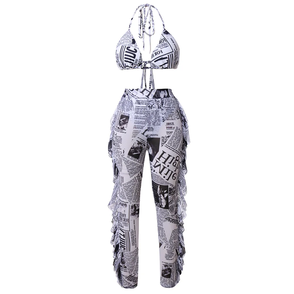 2020 весенние летние женские комплекты без рукавов на бретельках бандажный