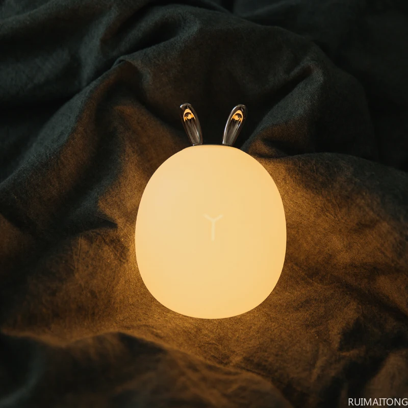 

Lovely Cute Rabbit Deer LED Lamp Wireless Touch Sensor Silicone Children Kids Baby Bedside Decoration Christmas Night Light