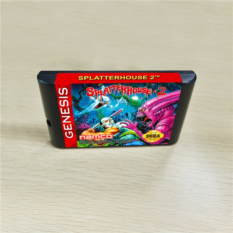 Splatterhouse 2 16 бит MD игровой Картридж для консоли MegaDrive Genesis|game cartridge bits|cartridge bitcartridge game
