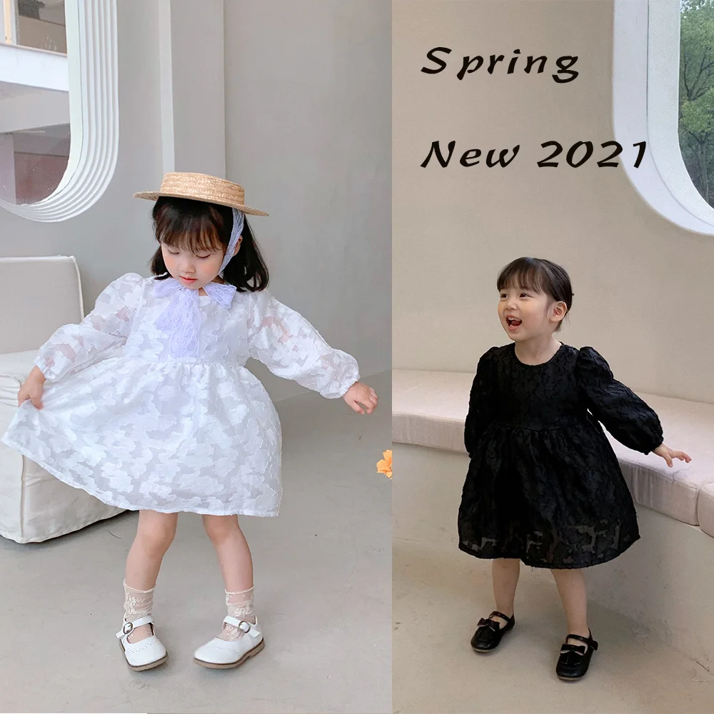 

Lace Children's Dress 2021 Summer Costumes for Babies Girls Korean Style Children Clothes for Girls 12 13 14 Princess Dress Cute