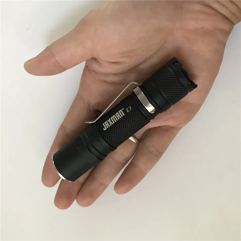 Светодиодный фонарик Jaxman E3 High CRI Nichia Cree Перезаряжаемый Аккумулятор AA 14500 уличный