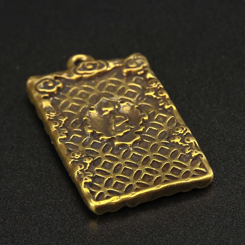 Чистые Подвески в виде ярлыка Будды для ожерелий благословение подарки брелоки