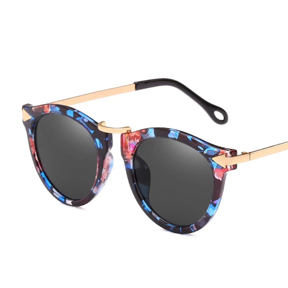 

XaYbZc Cat Eye Sunglasses Women Luxury Brand Arrow Sun Glasses Vintage Shades For Woman Sunglass Ladies Flowers Sunglases