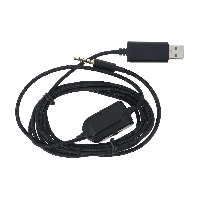 Шнур Aux 3 5 мм к USB Talkback для аудиокабеля болта встроенный бесшумный регулятор