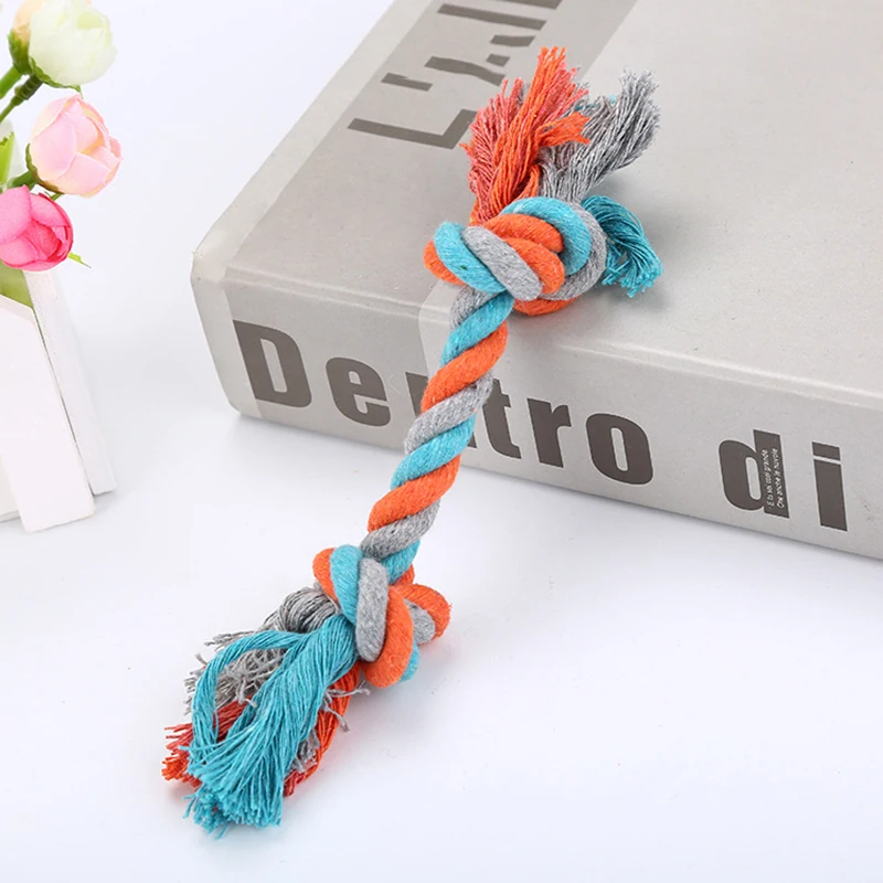 1 шт. двойной хлопковый жевательный узел для собак и щенков товары домашних