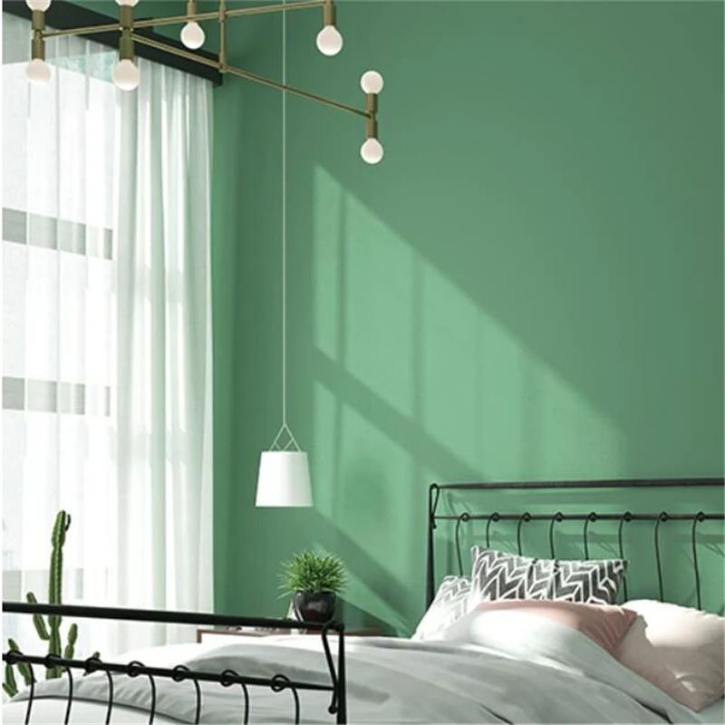 Beibehang Ретро светло-зеленый маленький свежий светильник лес современный