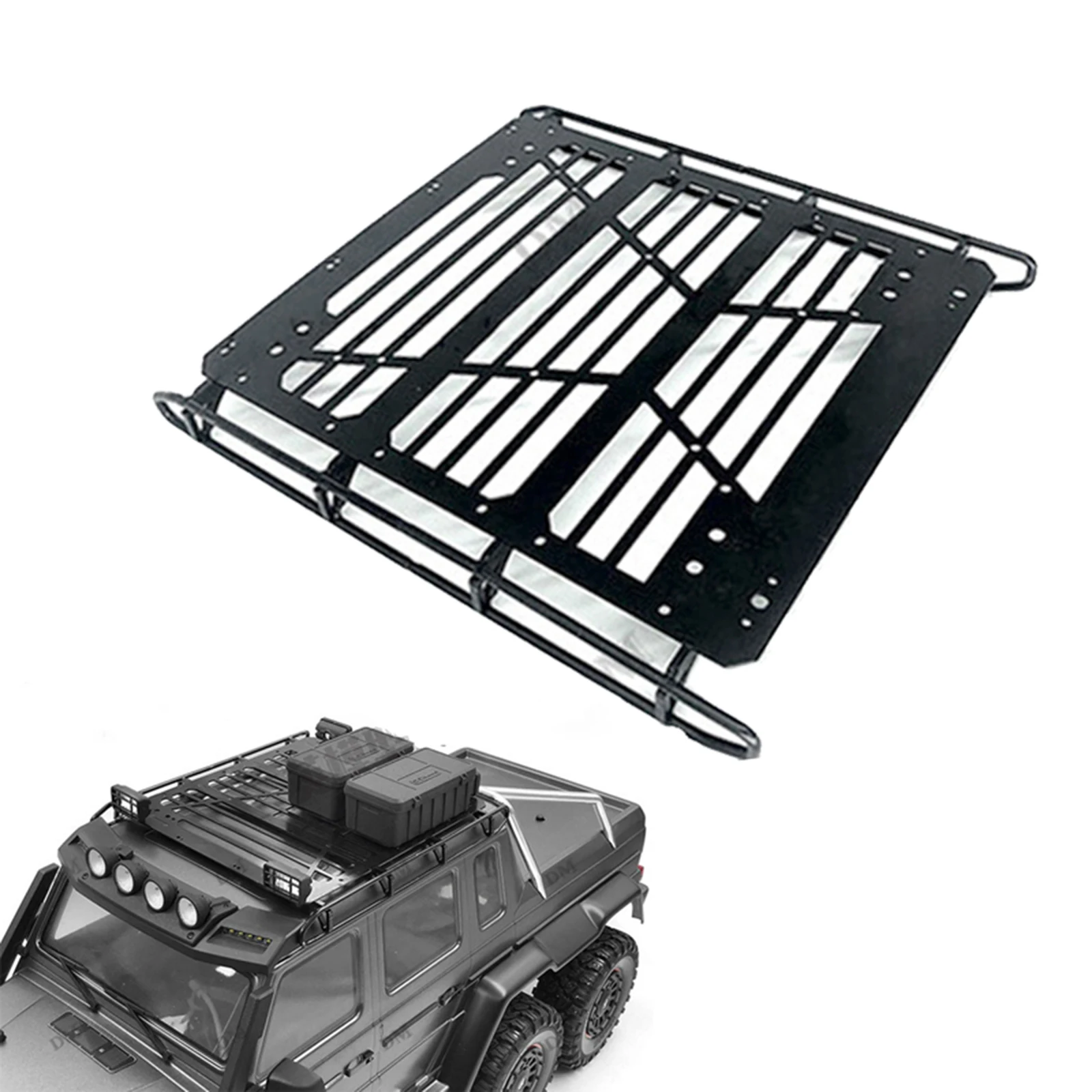 

RC 1:10 Roof Luggage Rack for -6 G63 -4 G500 1/10 Climbing Car Accessories